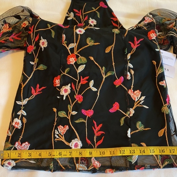 Guess woman’s Embroidered Dress Jet black size 0 - Picture 11 of 13